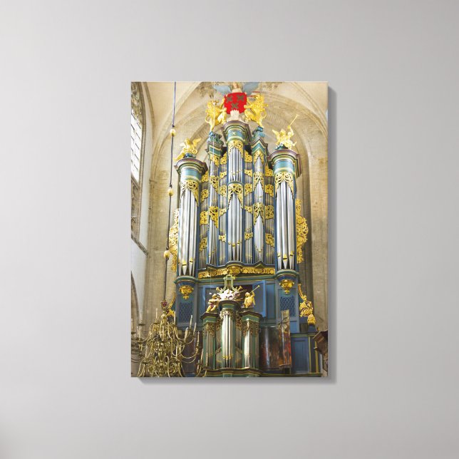 Impressão Em Tela órgão da Grote Kerk de Breda (Frente)