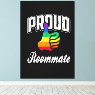 Impressão Em Tela Orgulho Gay do Colega de Quarto