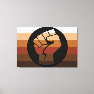 Impressão Em Tela Orgulho Pessoas of Color (POC)