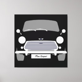 Impressão Em Tela Original clássico Austin Mini Cooper