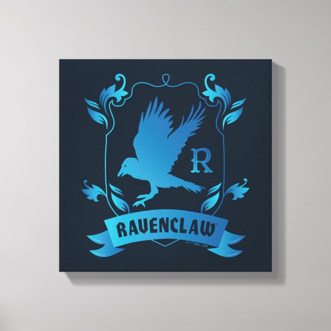 Impressão Em Tela Ornamentado RAVENCLAW™ House Crest (Frente)