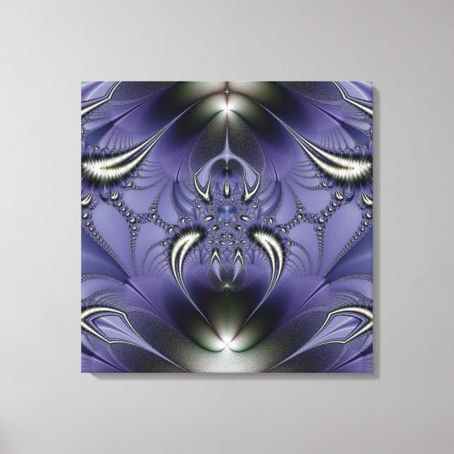 Impressão Em Tela Ornamento Roxo (Frente)