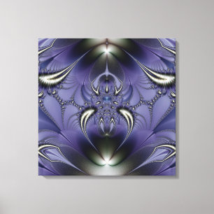 Impressão Em Tela Ornamento Roxo