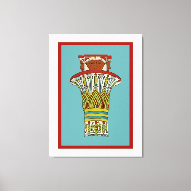 Impressão Em Tela Ornamnet Egípcia #3 em Emporio Moffa (Frente)