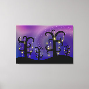 Impressão Em Tela Orquard de Telas de Estrelas