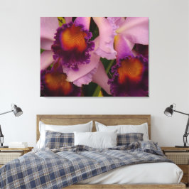 Impressão Em Tela Orquídea Real Purple Cattleya