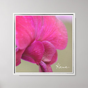 Impressão Em Tela Orquídea Rosa Kauai (fotografia tirada por mim)