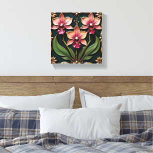 Impressão Em Tela Orquídeas Radiantes para as Eras
