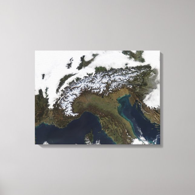 Impressão Em Tela Os Alpes 2 (Frente)