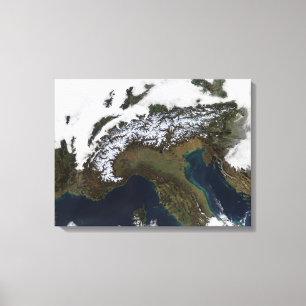 Impressão Em Tela Os Alpes 2