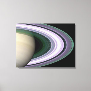 Impressão Em Tela Os anéis de Saturn