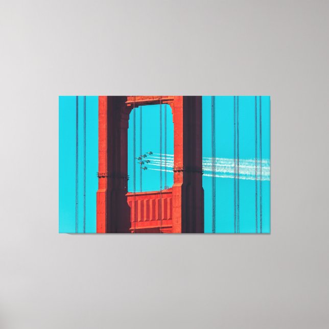 Impressão Em Tela Os Anjos Azuis (Frente)