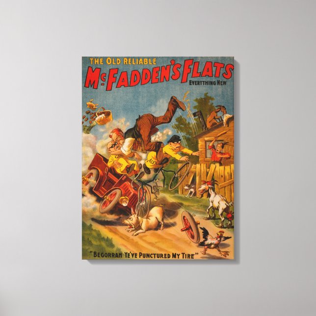 Impressão Em Tela Os antigos Apartamentos confiáveis do McFadden tud (Frente)