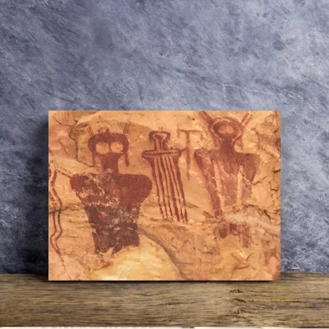 Impressão Em Tela "Os Antigos", Sego Canyon Utah Pictografa (Criador carregado)