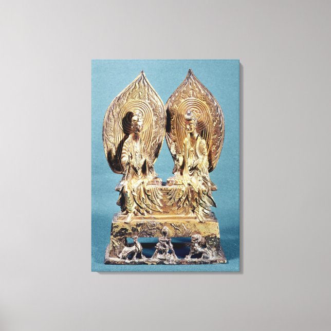 Impressão Em Tela Os Budas Prabhutaratna e Sakyamuni (Frente)
