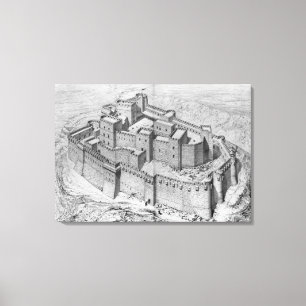 Impressão Em Tela Os Chevaliers do DES de Krak, reconstrução