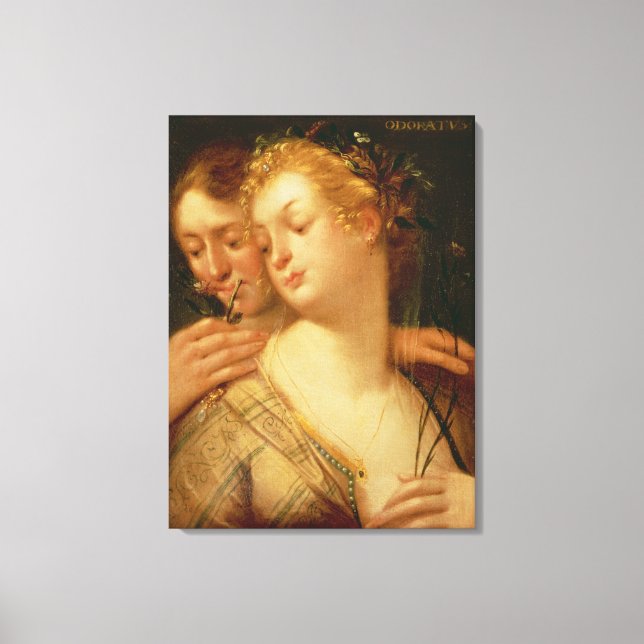 Impressão Em Tela Os Cinco Sentidos: Cheiro (Frente)