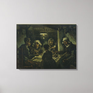 Impressão Em Tela Os comedores de batata de Vincent Van Gogh