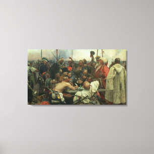 Impressão Em Tela Os Cossacks de Zaporozhye