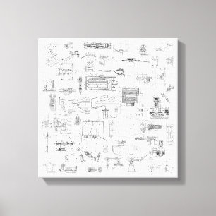 Impressão Em Tela Os diagramas da patente da vista explodida