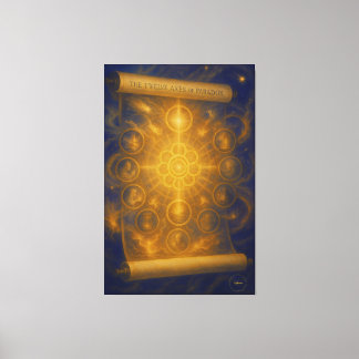 Impressão Em Tela Os Doze Eixos do Paradoxo