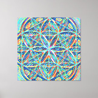 Impressão Em Tela Os Esquemas Sagrados | Mosaico Azulejo, Sementes d