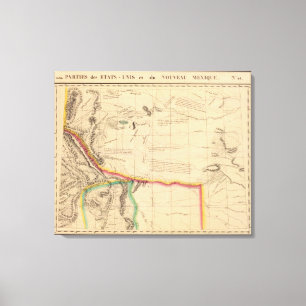 Impressão Em Tela Os Estados Unidos 48