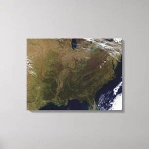 Impressão Em Tela Os Estados Unidos orientais