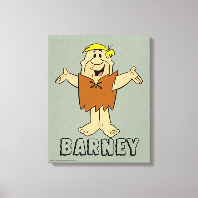 Impressão Em Tela Os Flintstones | Barney Rubble (Frente)