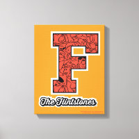 Os Flintstones | Monograma de estilo colegial