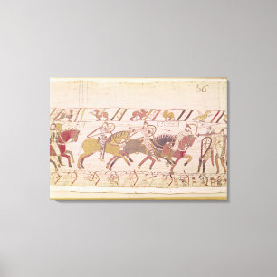 Impressão Em Tela Os franceses estão lutando e matam