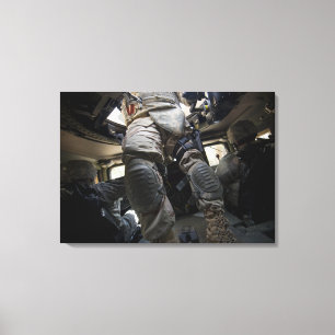 Impressão Em Tela Os marinheiros aprendem procedimentos do comboio