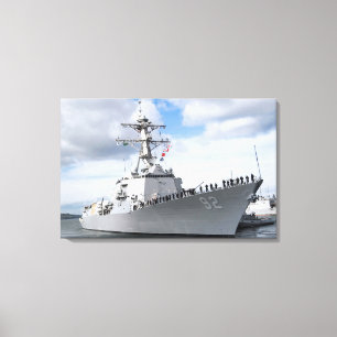 Impressão Em Tela Os marinheiros equipam os trilhos