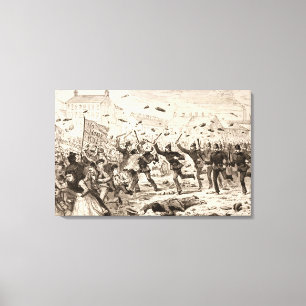 Impressão Em Tela Os motins em Belfast