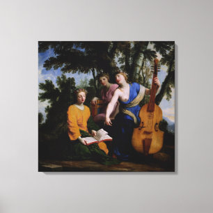 Impressão Em Tela Os musas Melpomene, Erato e Polymnia, 1652-55