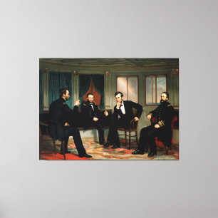 Impressão Em Tela Os pacificadores por George Peter Alexander Healy