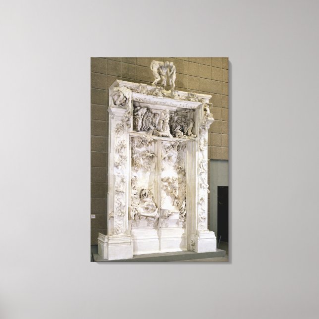 Impressão Em Tela Os portões do inferno (Frente)