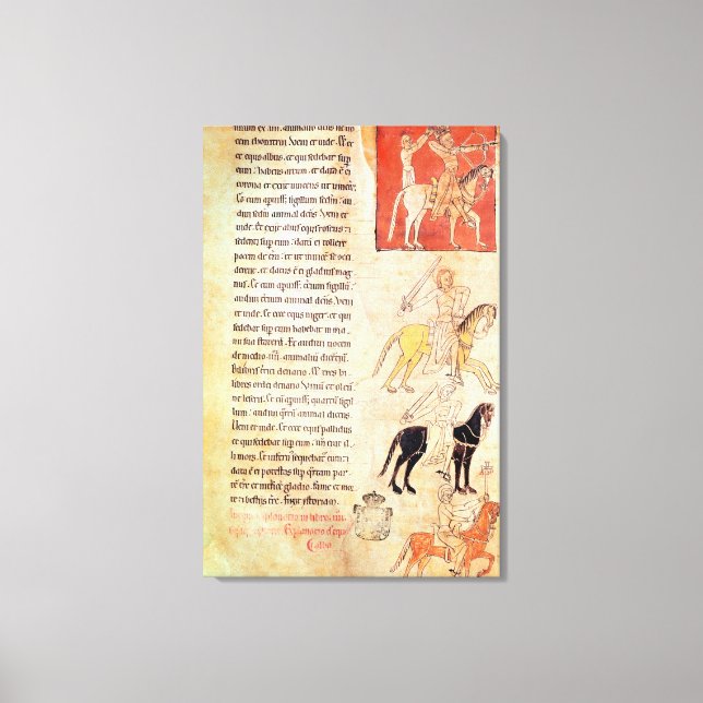 Impressão Em Tela Os Quatro Cavaleiros do Apocalipse (Frente)