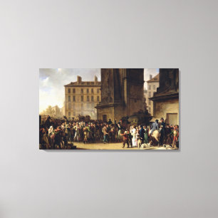 Impressão Em Tela Os recrutas de 1807