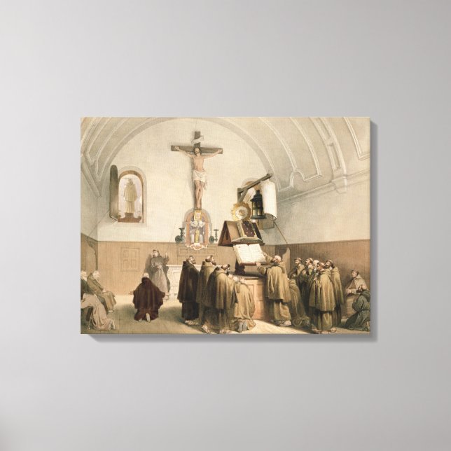 Impressão Em Tela Os Ringers de Célula no Oratório das Capucinas, (Frente)