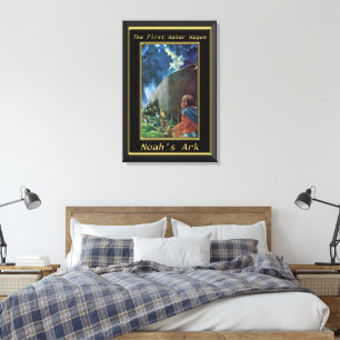 Impressão Em Tela Os seres humanos da arca do ` s de Noah que andam