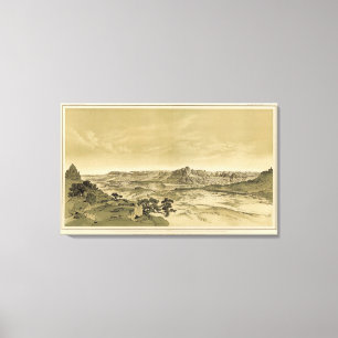 Impressão Em Tela Os templos e as torres do Virgen