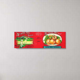 Impressão Em Tela Oscar Cherry Label