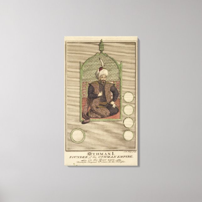 Impressão Em Tela Osman I (1259-1326) fundador do Império Otomano (Frente)