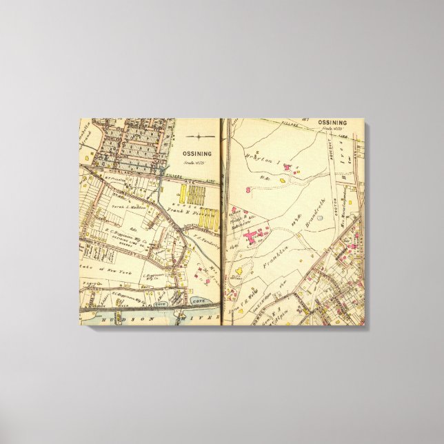 Impressão Em Tela Ossining, Nova Iorque 2 (Frente)