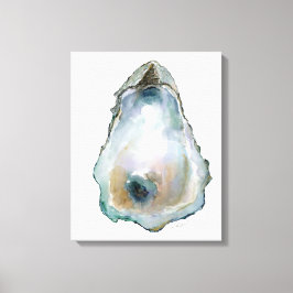Impressão Em Tela Ostra em Aquarela