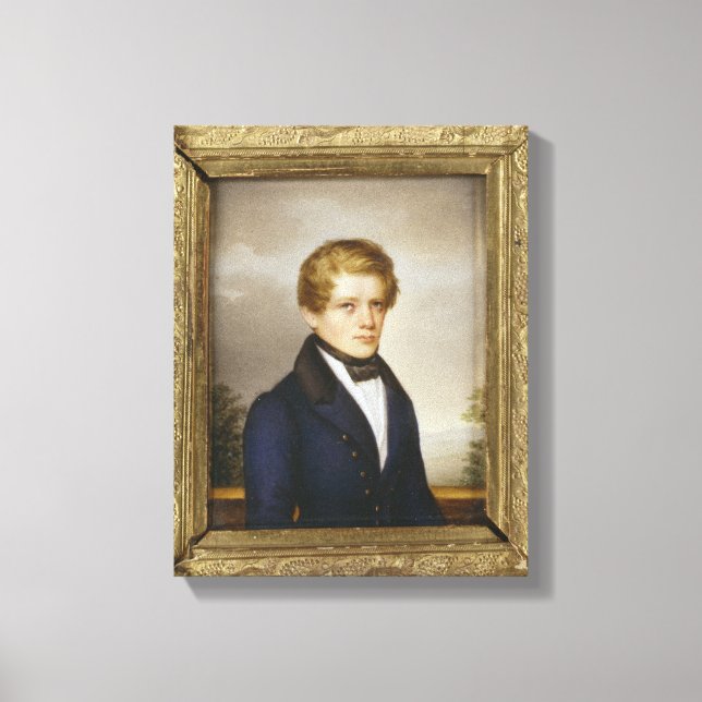 Impressão Em Tela Otto von Bismarck como estudante, 1833 (Frente)