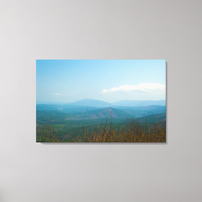 Impressão Em Tela Ouachita Mountain, Oklahoma (Frente)