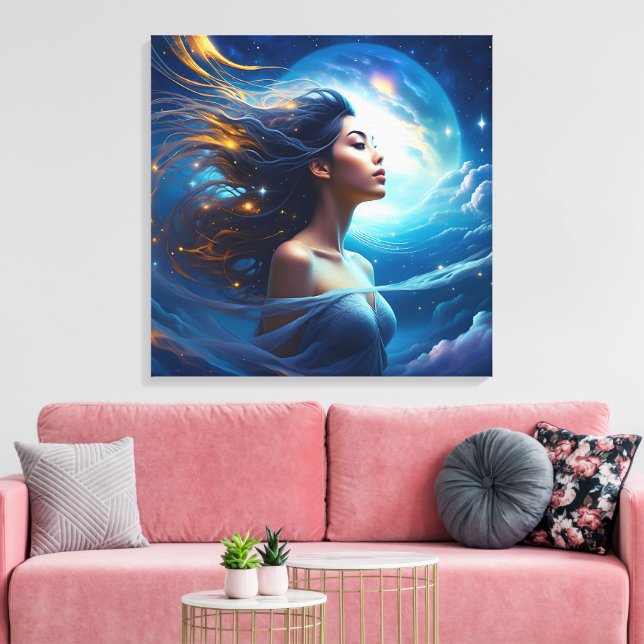 Impressão Em Tela Ouça seu Mais alto | Meditação espiritual (Insitu(Sala de estar))