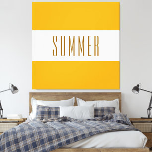 Impressão Em Tela OURO Brilhante Brilhante VERÃO -  Amarelo - Banhas